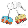Campeur Keychain Happy RV Camper Camper Course RV RV Couple Couple Keychain Set Camping Cadeaux